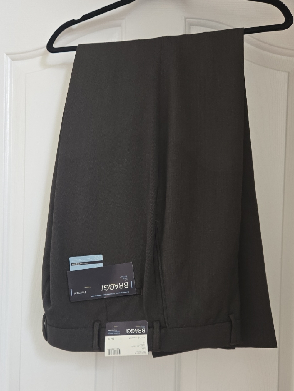 BRAGGI Dark Brown Dress Pants 36x32 NWT